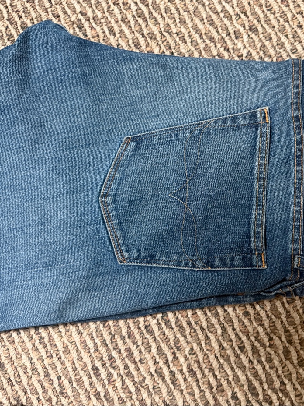 Ralph Lauren Men's Straight Jeans in Medium Blue